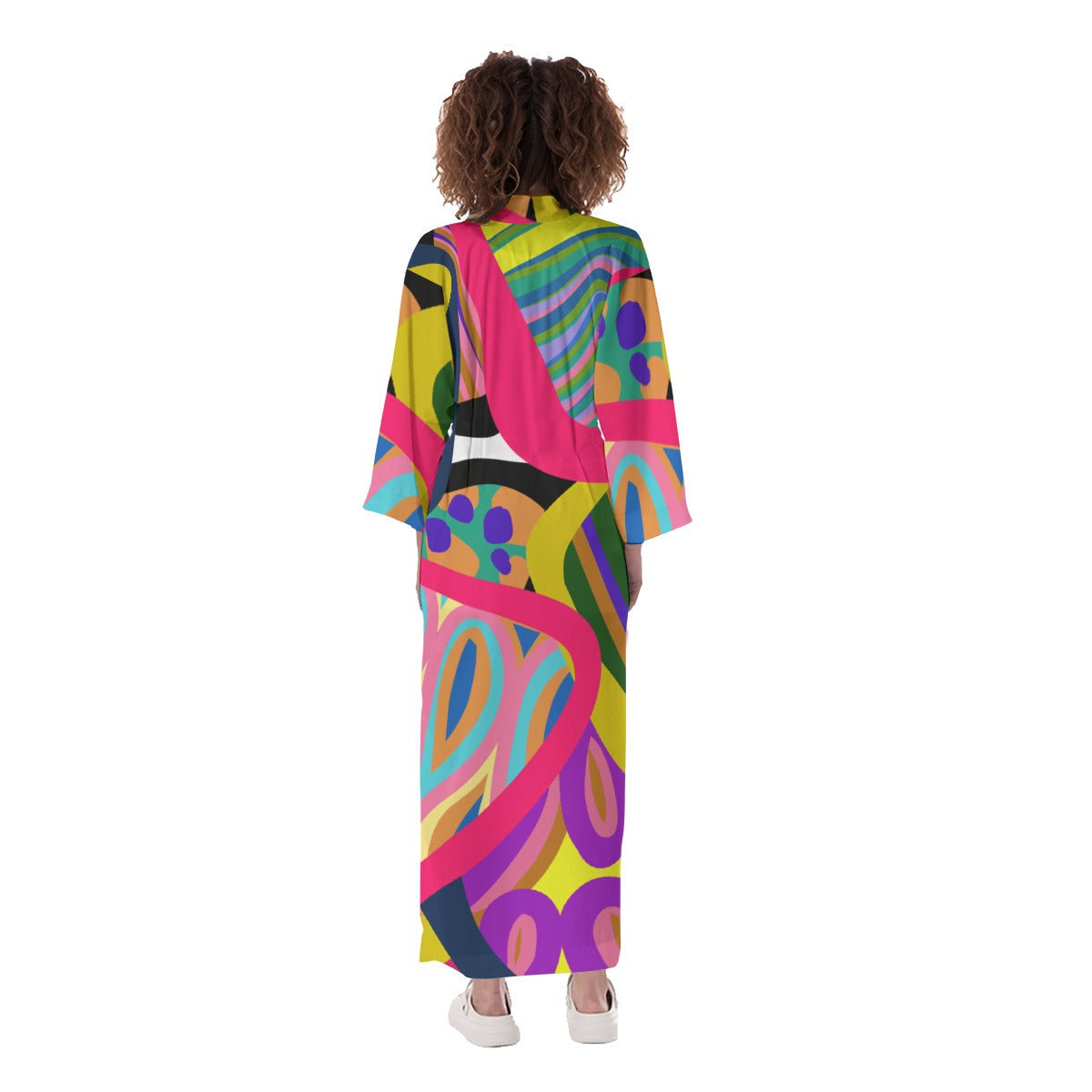 ABEILLE CREATIONS- Zanele Design – Women’s Kimono Robe