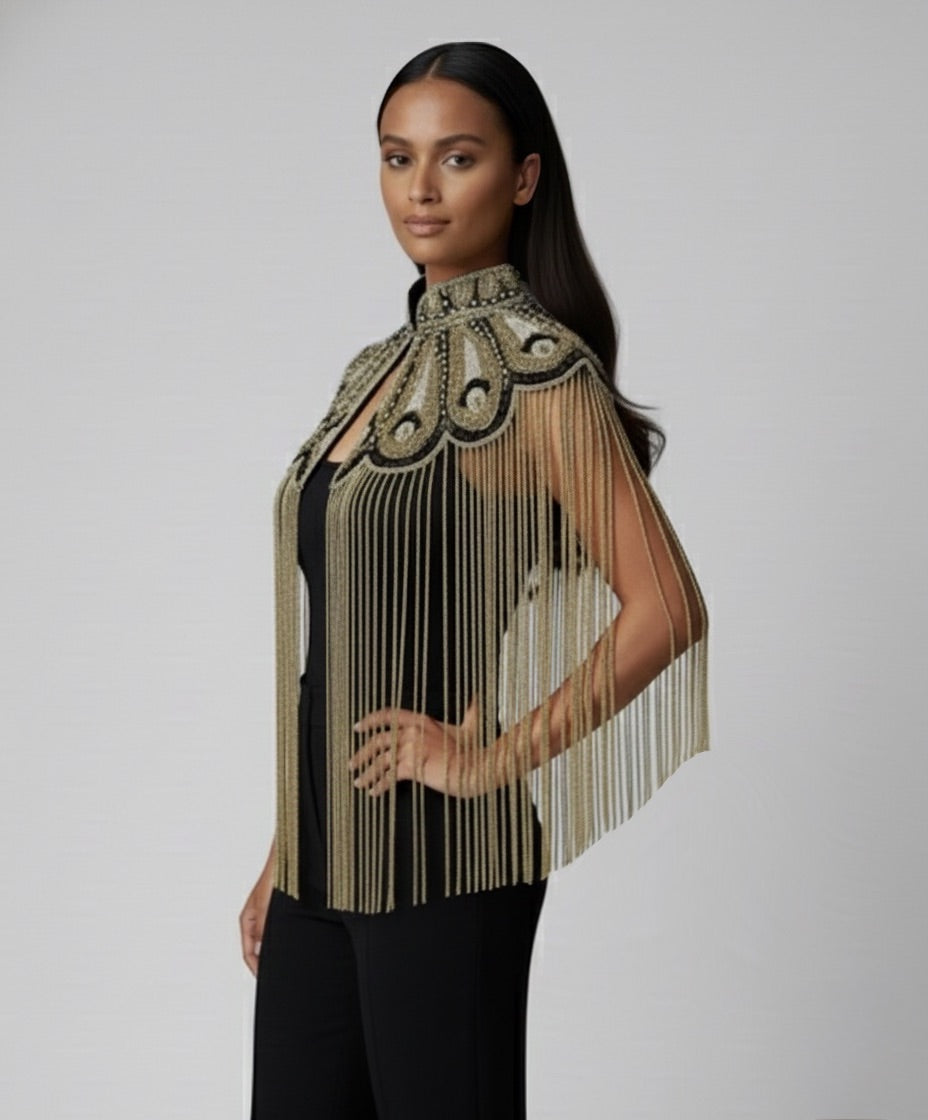 Gilded Fleur Cape