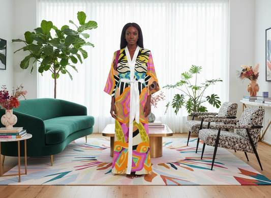 ABEILLE CREATIONS- Safi (Essence of ABL)- Long Kimono Robe