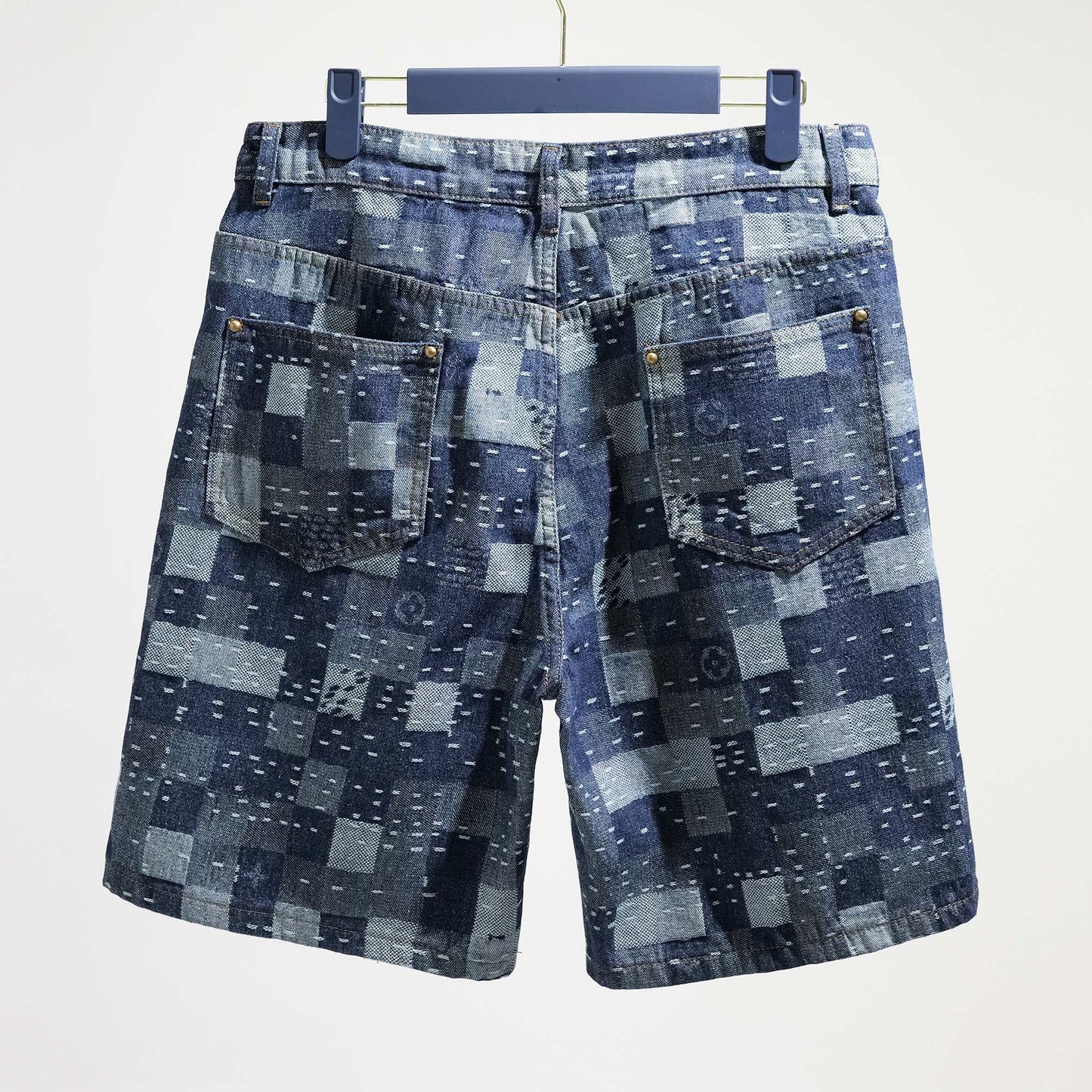 LV denim shorts