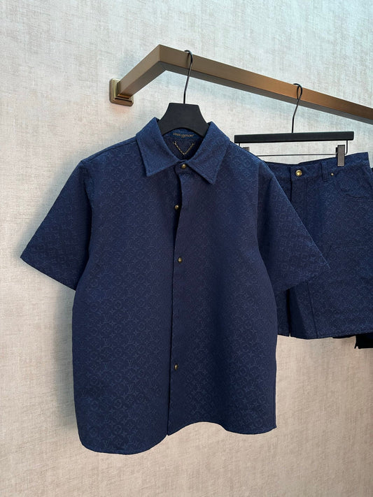 LV Monogram Nautical Jacquard Shirt