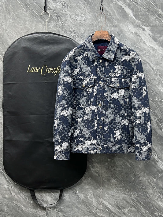 Gucci Jacquard Embroidered Jacket