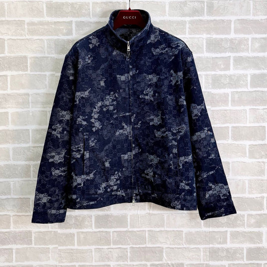 Gucci Dark blue Camo Jacket