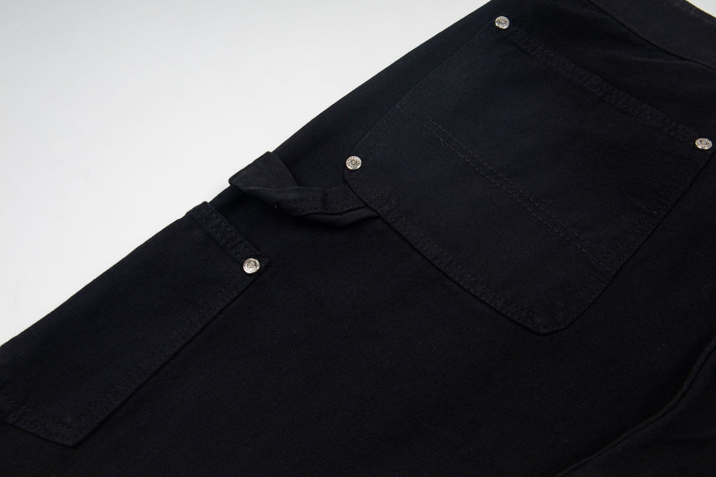 CH Logging Patchwork Leather Washed Jeans