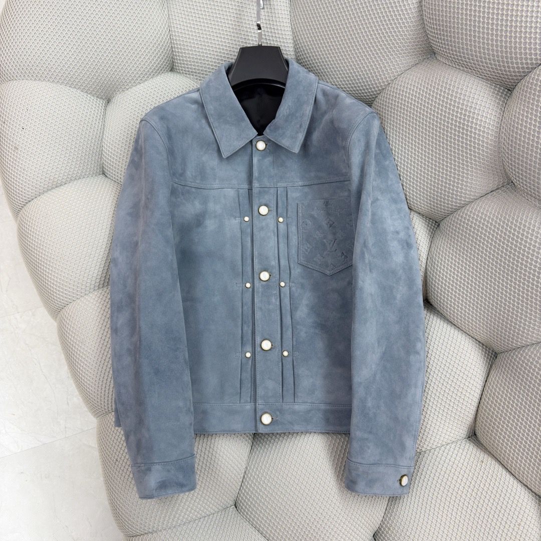 LV CalfSkin Leather Jacket
