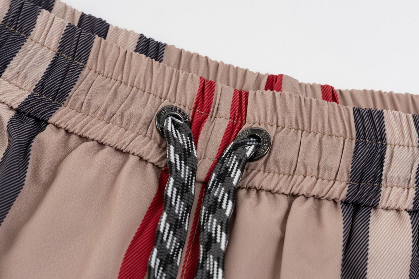 Burberry check beach shorts