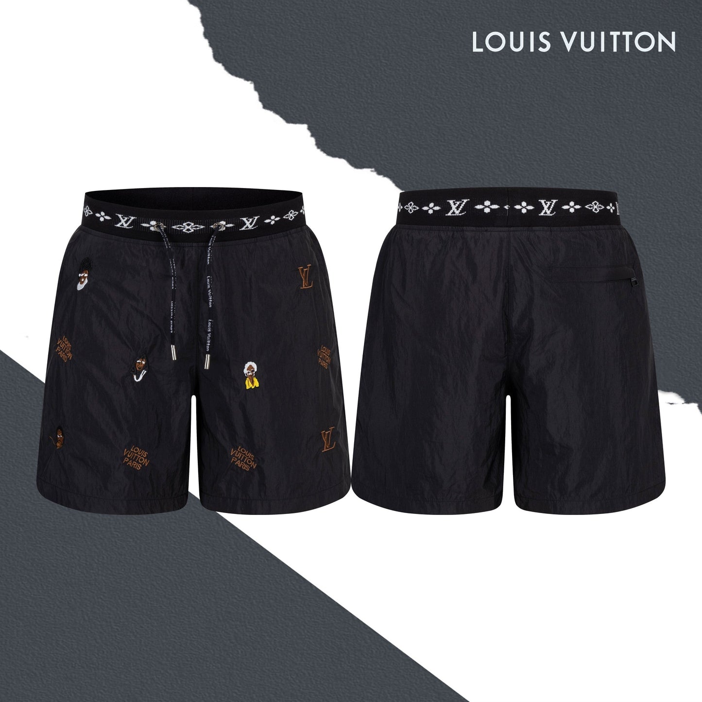 LV beach shorts
