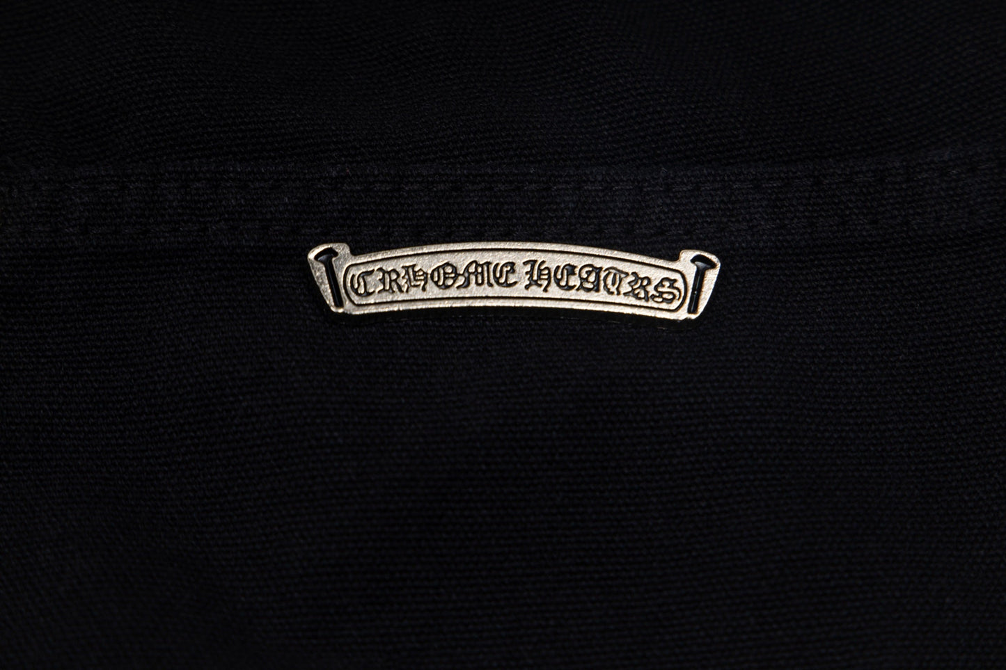 CH Logging Patchwork Leather Washed Jeans