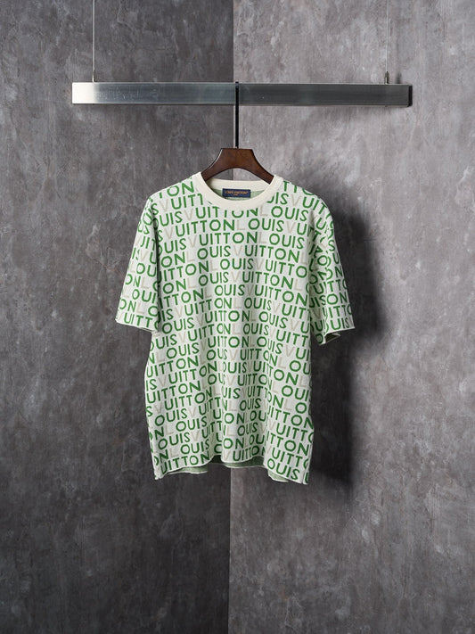 LV Crew Knit Sweater Short Sleeve