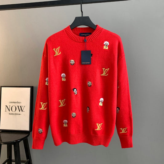 LV Jacquard Knit Sweater