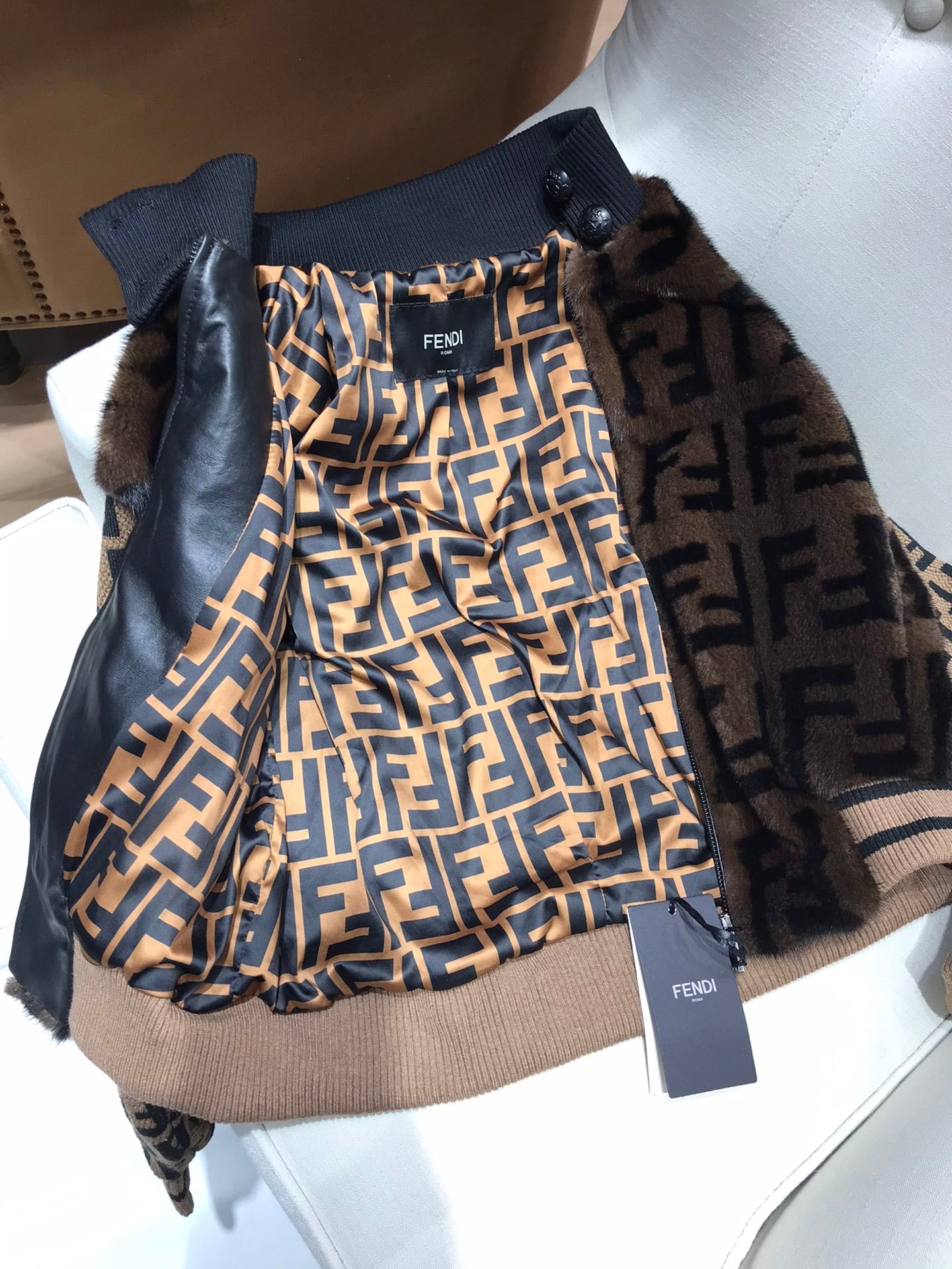 Fendi Mink Coar Jacket