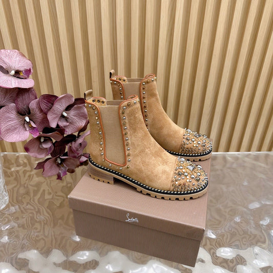 Women's Christian Louboutin studded ankle boots