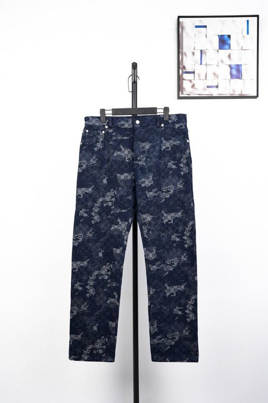 Dark Blue Camo Gucci jeans