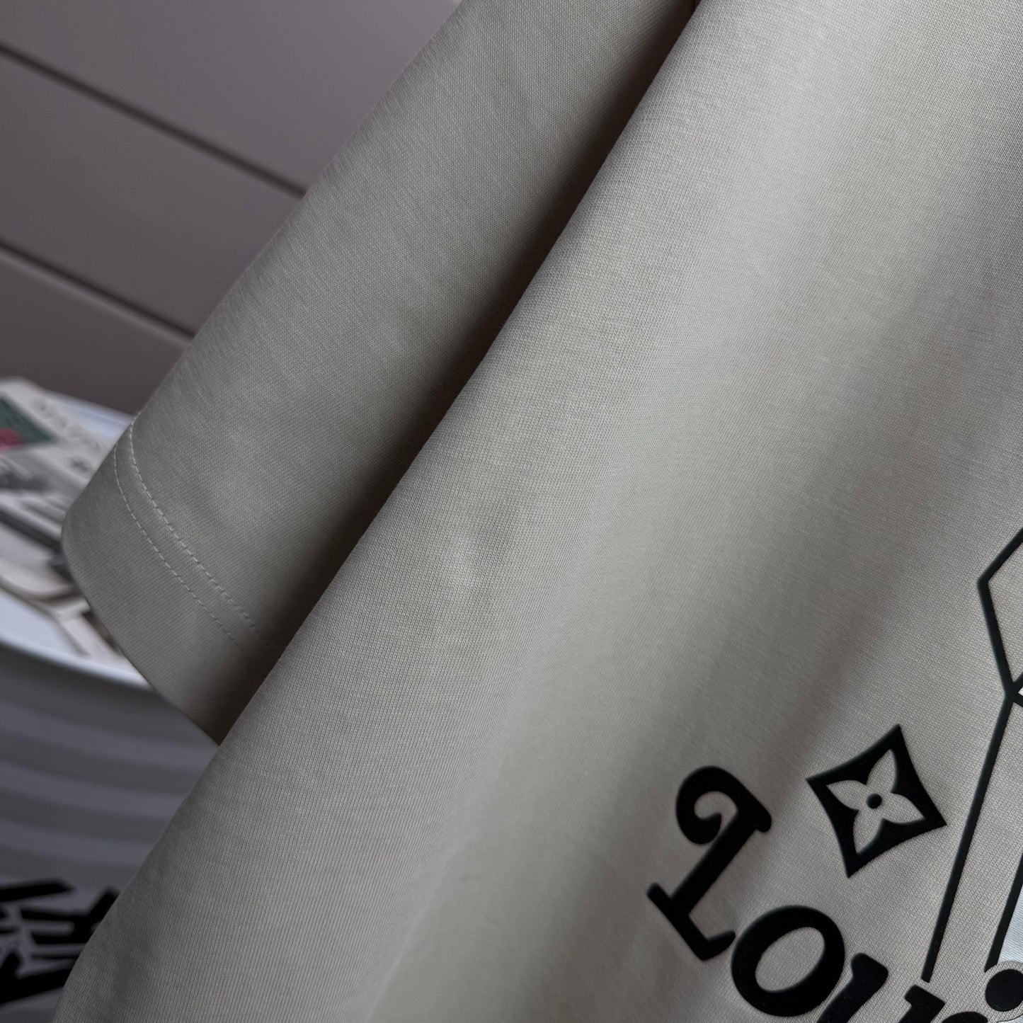 LV 3D Silicon Cotton T-Shirt