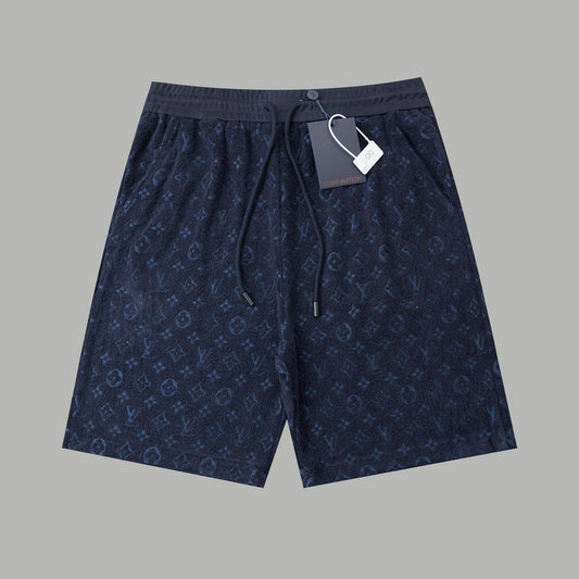 LV Embossed Terry Cloth Shorts