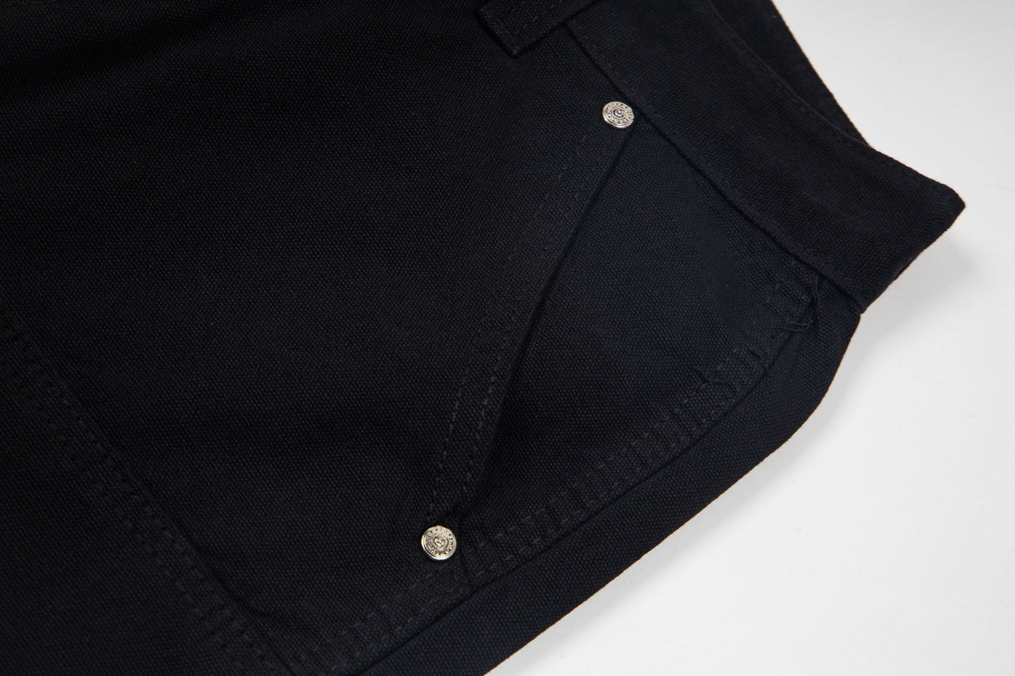 CH Logging Patchwork Leather Washed Jeans