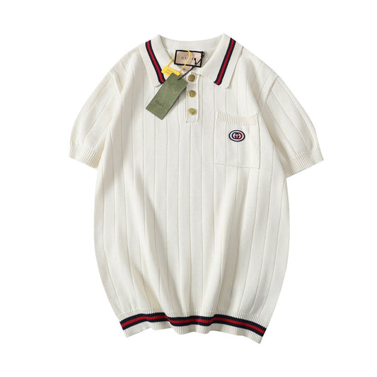 Gucci Strip Lolita shirt w/embroidery