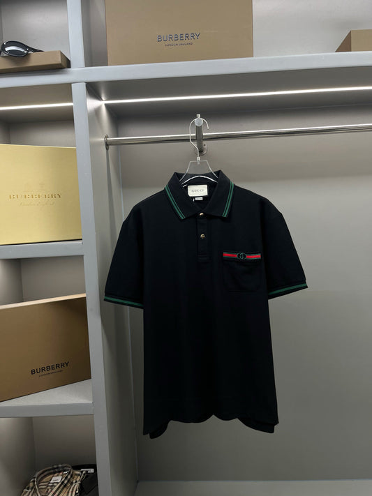 GG Embroidered polo shirt