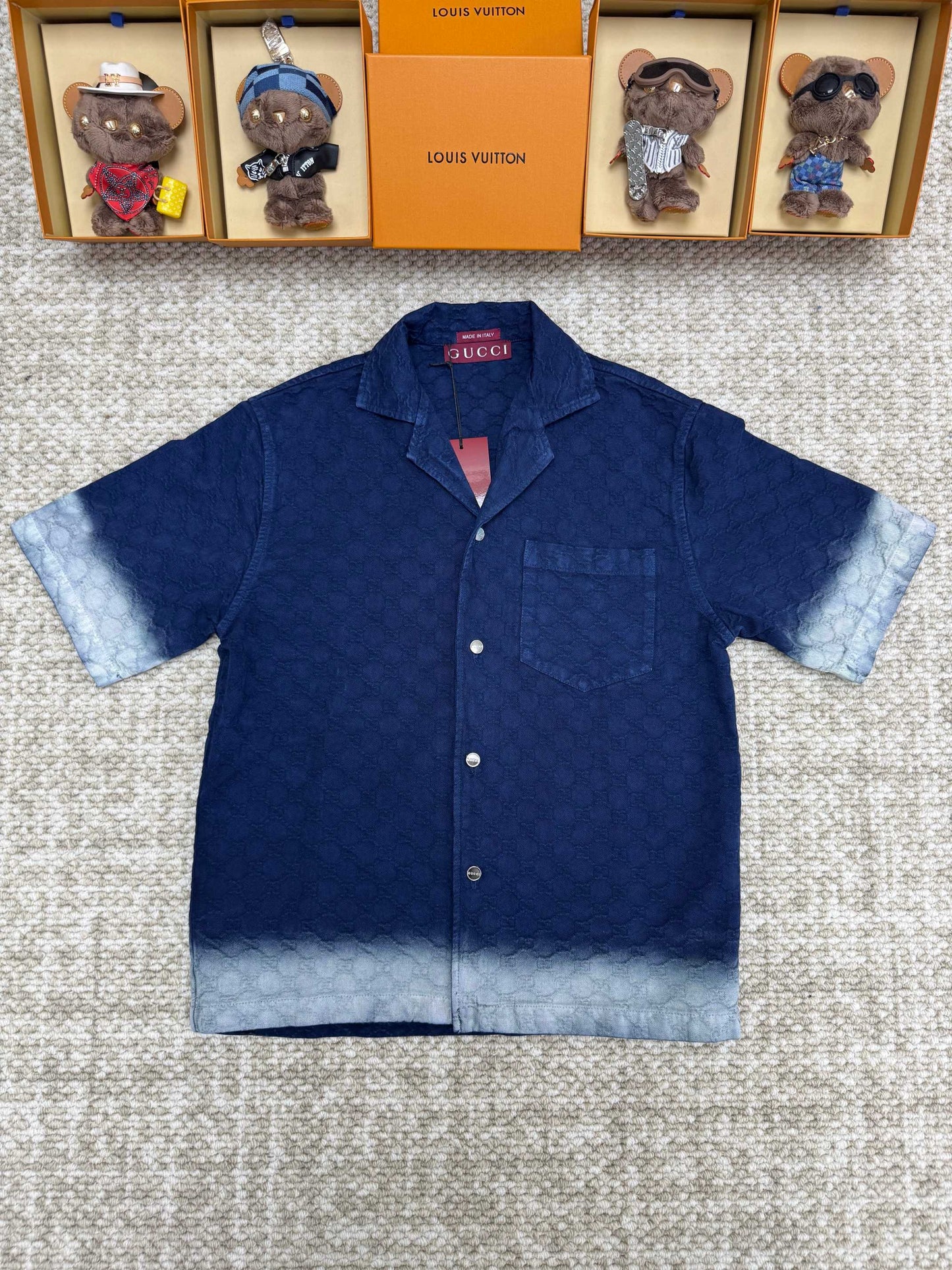 Gucci Denim Short Sleeve Shirt