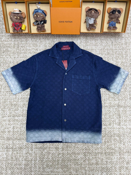 Gucci Denim Short Sleeve Shirt