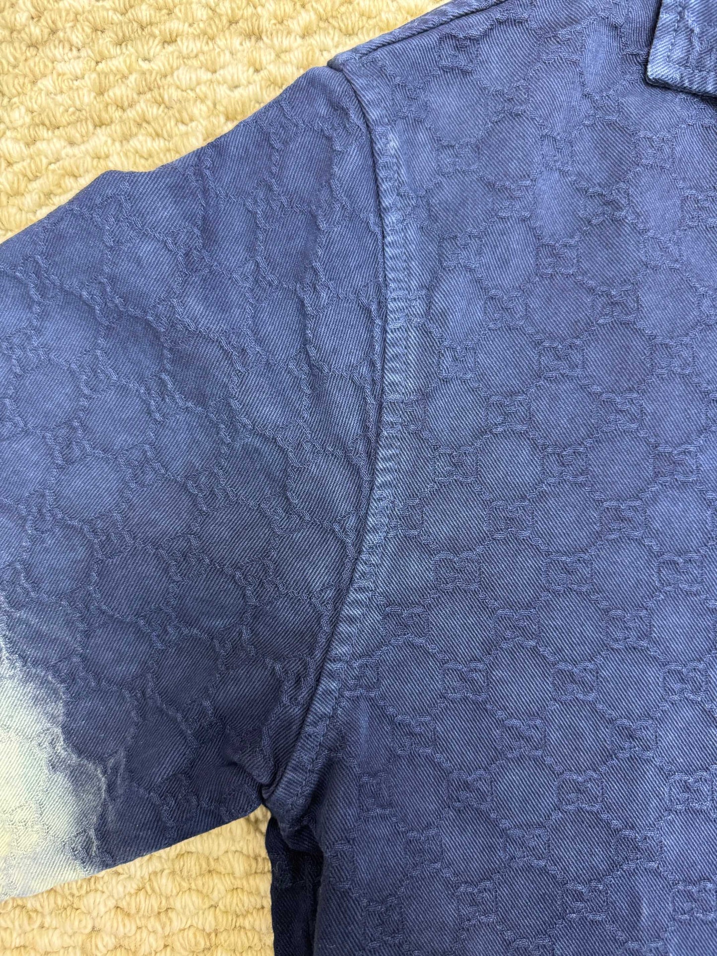 Gucci Denim Short Sleeve Shirt