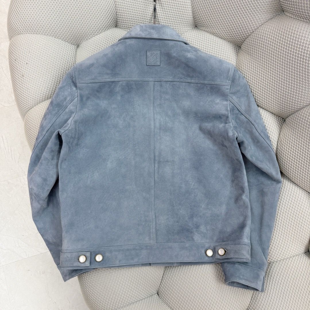LV CalfSkin Leather Jacket