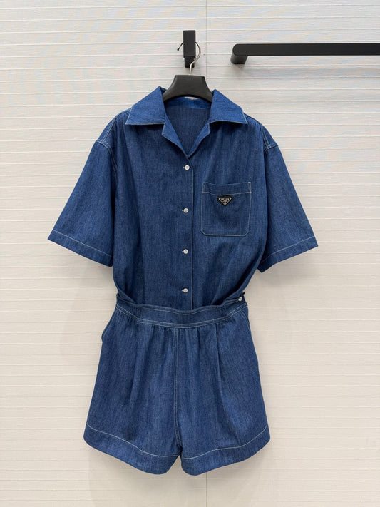 Prada Denim Jumpsuit- women's