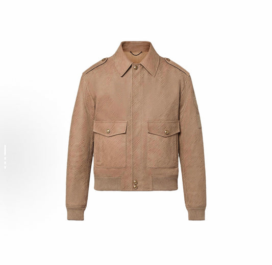 LV Runway Baseball Jacket
