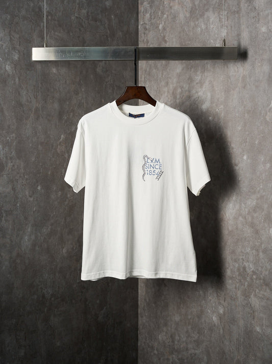 LV checkeredboard snake Print T-Shirt
