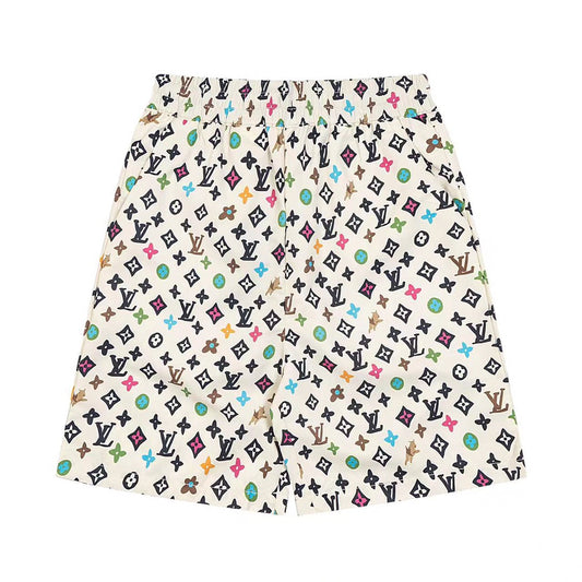 LV Mulberry Silk Shorts