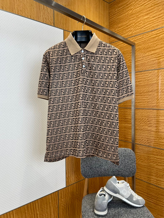 Fendi Double F Polo Shirt