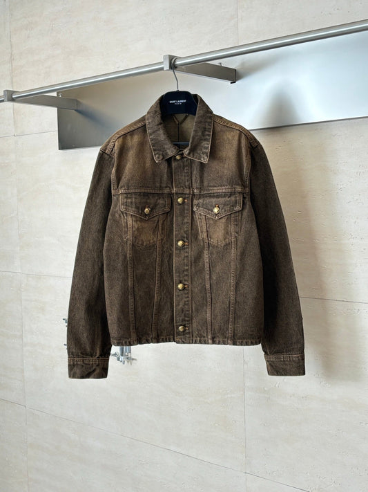 LV Coffee Denim Jacket