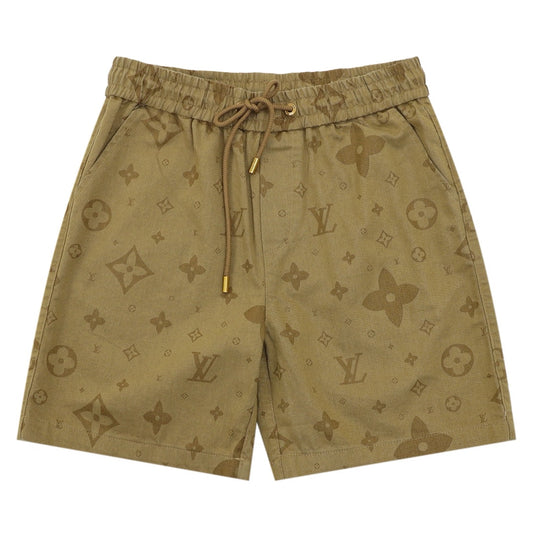 LV Monogram Print Shorts